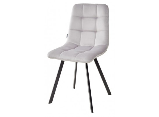 Стул CHILLI SQUARE BLUVEL-03 LIGHT GREY, велюр в Каменске-Уральском