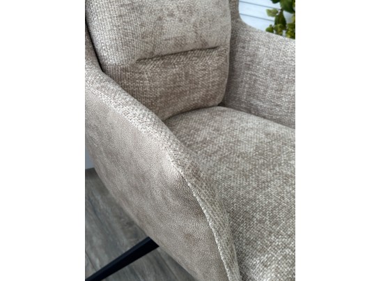 Стул GARLAND 360 град. поворот. HAGA-30 Бежевый, ткань/ GINO-101 Бежевый, ткань/ Черный, ®DISAUR