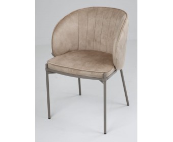 Стул ДИАНА (DIANA) цвет 207 античный бежевый, велюр / латте каркас