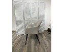 Стул BRANDY WZ2042-19 галечный серый фактурный велюр/ черный каркас в Каменске-Уральском