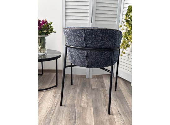 Стул GUST цвет стальной синий TOPIC 330 / черный каркас / Товарный знак DISAUR в Каменске-Уральском