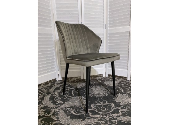 Стул SEATTLE-V ГРАФИТ #14, велюр / черный каркас в Каменске-Уральском