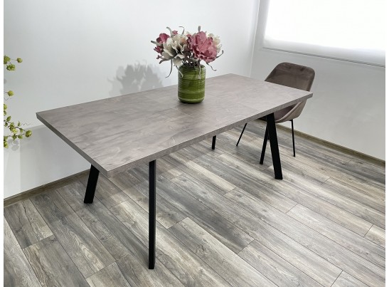 Стол BRICK M 140 Оникс / Черный в Каменске-Уральском