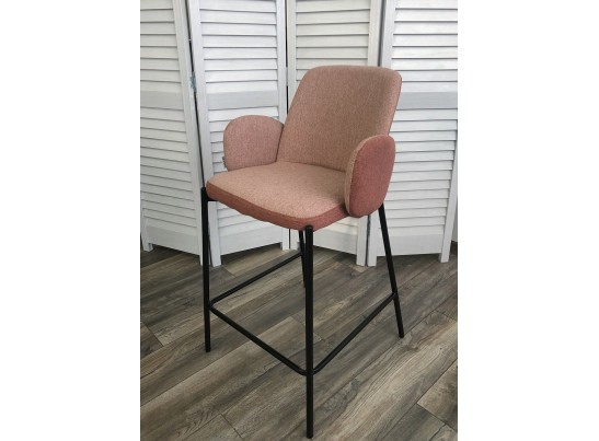 Полубарный стул NYX (H=65cm) VF109 розовый / VF110 брусничный в Каменске-Уральском