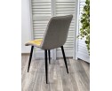 Стул CHIC VF-06/ VF-20 желтый/ серый, ткань/ черный каркас в Каменске-Уральском