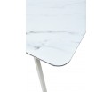 Стол ARUBA 140 GREY-WHITE/ WHITE глазурованное стекло в Каменске-Уральском