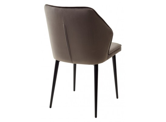 Стул SEATTLE-V ГРАФИТ #14, велюр / черный каркас в Каменске-Уральском