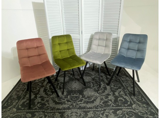 Стул CHILLI SQUARE BLUVEL-03 LIGHT GREY, велюр в Каменске-Уральском