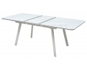 Стол ARUBA 140 GREY-WHITE/ WHITE глазурованное стекло в Каменске-Уральском