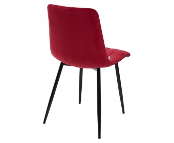 Стул DUBLIN G108-38 винный/ черный каркас, велюр 