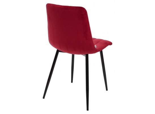 Стул DUBLIN G108-38 винный/ черный каркас, велюр в Каменске-Уральском