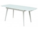 Стол ELIOT 120 FROSTED SUPER WHITE белое матовое стекло/ белый каркас в Каменске-Уральском