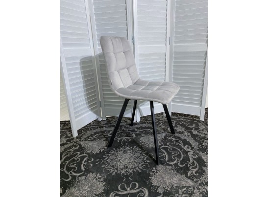 Стул CHILLI SQUARE BLUVEL-03 LIGHT GREY, велюр в Каменске-Уральском