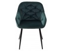 Стул BREEZE BLUVEL-78 GREEN, велюр / черный каркас, велюр в Каменске-Уральском