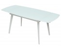 Стол ELIOT 120 FROSTED SUPER WHITE белое матовое стекло/ белый каркас в Каменске-Уральском