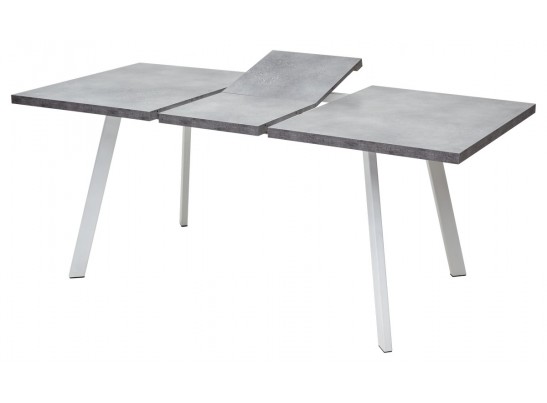 Стол BRICK M 120 Бетон Портленд/ Белый в Каменске-Уральском
