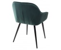 Стул BREEZE BLUVEL-78 GREEN, велюр / черный каркас, велюр в Каменске-Уральском