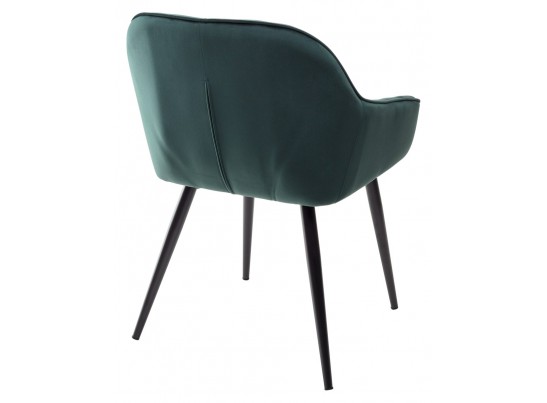 Стул BREEZE BLUVEL-78 GREEN, велюр / черный каркас, велюр в Каменске-Уральском