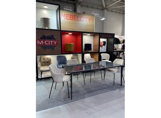 Стул AMARETTO VBP206 античный светло-бежевый, велюр без пальчикового эффекта /черный каркас, в Каменске-Уральском