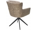 Стул GARLAND 360 град. поворот. HAGA-30 Бежевый, ткань/ GINO-101 Бежевый, ткань/ Черный, ®DISAUR