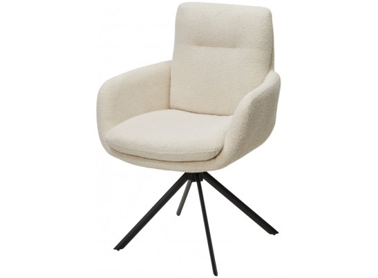 Стул DAREM Белый букле Davis now or never -03 / черный каркас, ®DISAUR