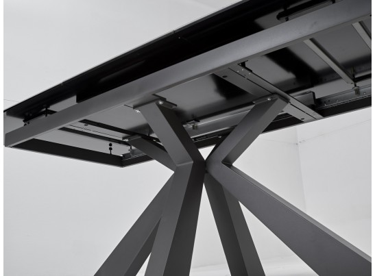 Стол ROVIGO 170 ITALIAN DARK GREY Серый мрамор глянцевый, керамика/ GREY1 каркас в Каменске-Уральском