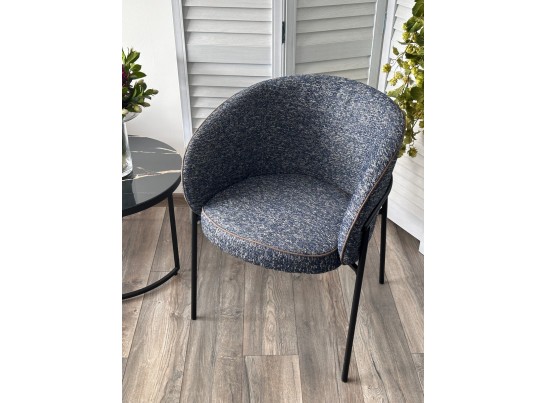 Стул GUST цвет стальной синий TOPIC 330 / черный каркас / Товарный знак DISAUR в Каменске-Уральском