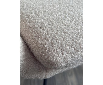 Стул ДАРЕМ (DAREM) Белый букле Davis now or never -03 / черный каркас, ®DISAUR