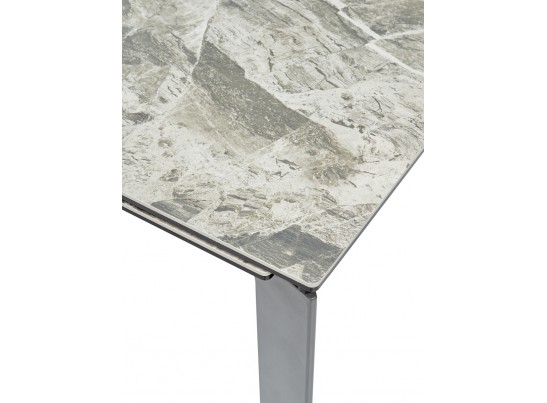 Стол CORNER 120 ITALIAN DARK GREY Серый мрамор глянцевый, керамика/ GREY1 в Каменске-Уральском