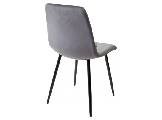 Стул DUKE BLUVEL-14 GREY, велюр / черный каркас в Каменске-Уральском