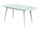 Стол ELIOT 120 FROSTED SUPER WHITE белое матовое стекло/ белый каркас в Каменске-Уральском