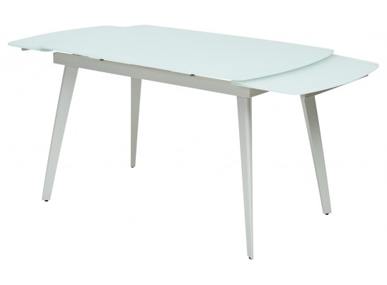 Стол ELIOT 120 FROSTED SUPER WHITE белое матовое стекло/ белый каркас в Каменске-Уральском