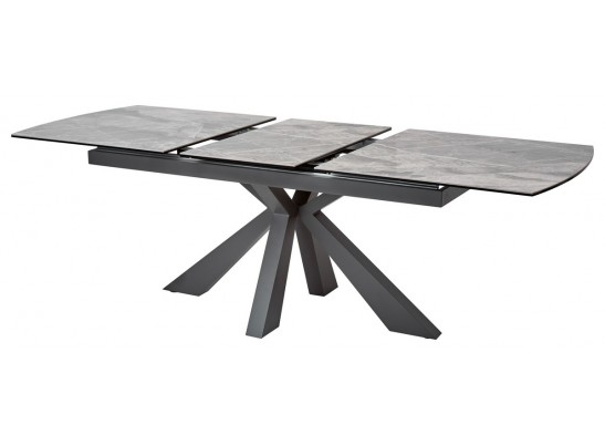 Стол ROVIGO 170 ITALIAN DARK GREY Серый мрамор глянцевый, керамика/ GREY1 каркас в Каменске-Уральском