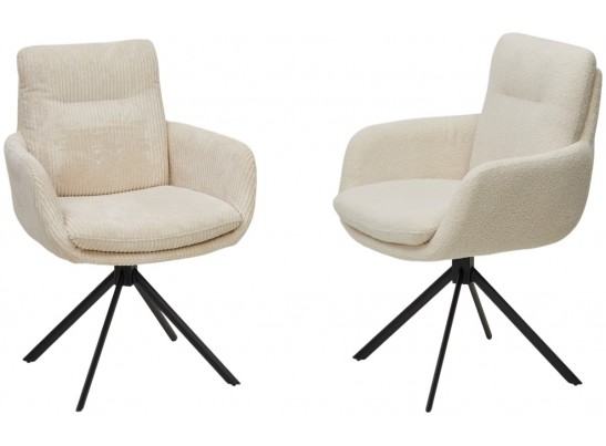 Стул DAREM Белый букле Davis now or never -03 / черный каркас, ®DISAUR