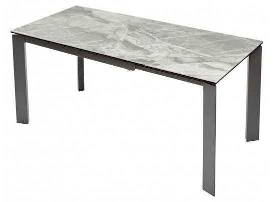 Стол CORNER 120 ITALIAN DARK GREY Серый мрамор глянцевый, керамика/ GREY1 в Каменске-Уральском