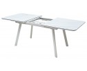 Стол ARUBA 140 GREY-WHITE/ WHITE глазурованное стекло в Каменске-Уральском