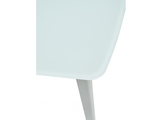 Стол ELIOT 120 FROSTED SUPER WHITE белое матовое стекло/ белый каркас в Каменске-Уральском