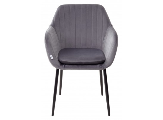 Стул ALABAMA BLUVEL-14 GREY, велюр / черный каркас в Каменске-Уральском
