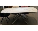 Стол BUSHES 120 WHITE/Stainless steel в Каменске-Уральском