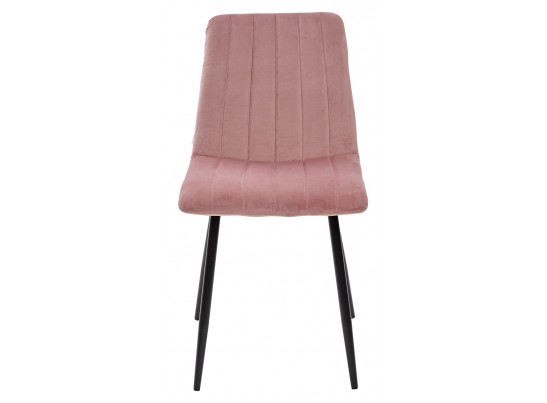 Стул DUBLIN G108-15 пепел розы/ черный каркас, велюр в Каменске-Уральском