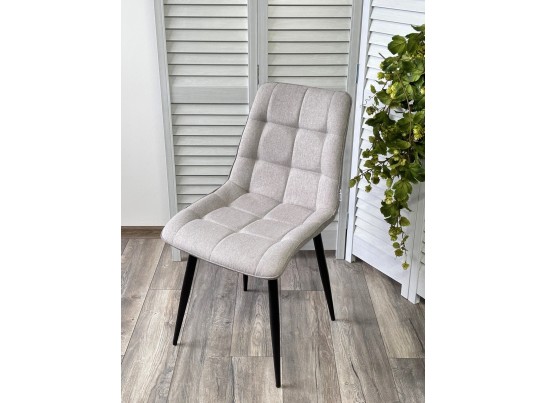 Стул CHIC VF-19/ VF-20 светло-серый/ серый/ черный каркас, ткань в Каменске-Уральском