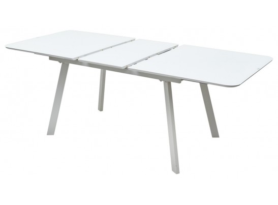 Стол ARUBA 140 WHITE/cупер белое глянцевое стекло в Каменске-Уральском
