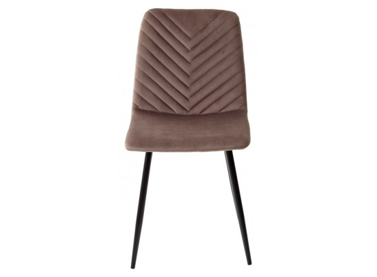 Стул DUKE BLUVEL-38 LATTE, велюр / черный каркас в Каменске-Уральском