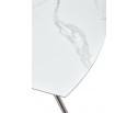 Стол BUSHES 120 WHITE/Stainless steel в Каменске-Уральском