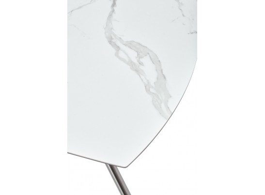 Стол BUSHES 120 WHITE/Stainless steel в Каменске-Уральском