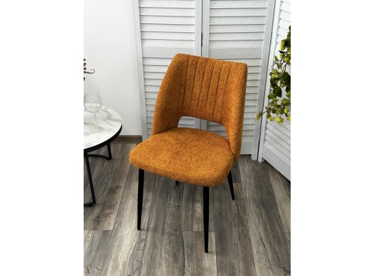 Стул LONDON UF998-06 бронза, букле / черный каркас / Товарный знак DISAUR в Каменске-Уральском