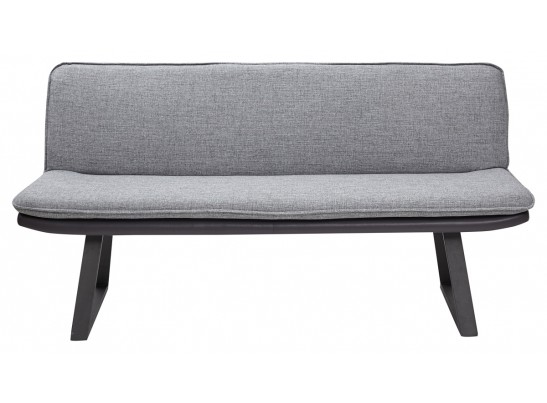 Скамья MALDEN GREY, ткань + экокожа в Каменске-Уральском