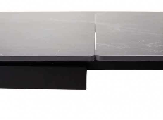 Стол FORIO 160 MATT BLACK MARBLE SOLID CERAMIC / BLACK, ®DISAUR в Каменске-Уральском