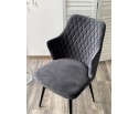 Стул HERMAN 360 град. BM-3 ТЕМНО-СЕРЫЙ, велюр / черный каркас в Каменске-Уральском