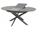 Стол TRENTO 120 KL-19 СЕРО-КОРИЧНЕВЫЙ КАМЕНЬ, итальянская керамика/ GREY1 серый каркас в Каменске-Уральском